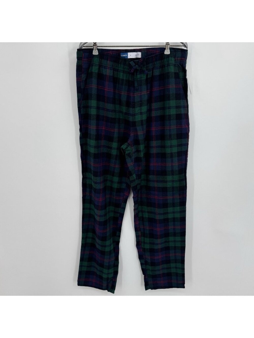 Old Navy Women's Tartan Plaid Flannel Pajama Pants size L Large NWT Matching Fam